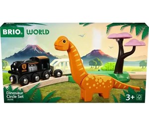 BRIO - Brio Rundt togsett med dinosaur - 36098