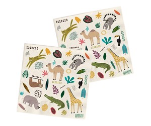 Leketøy - Folat BV Napkins Wild Animals 20 pcs. - 68351