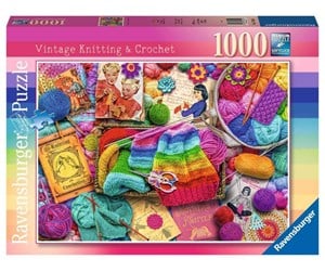 Puslespill - Ravensburger Vintage Knitting & Crochet - 10217620