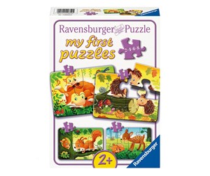 Puslespill - Ravensburger Forest Animal Fun 2/4/6/8p - 12000854