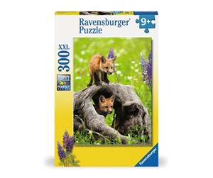 Puslespill - Ravensburger Curious Foxes 300p - 12000871