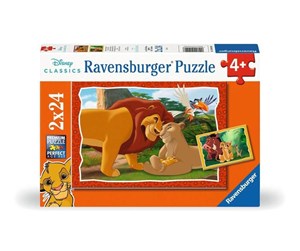 Puslespill - Ravensburger Mufasa The Lion King, 2x24pc - 12001029