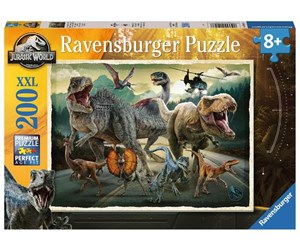 Puslespill - Ravensburger Jurassic World, 200pc XXL - 12001058