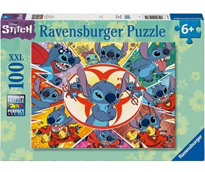 Puslespill - Ravensburger Disney Stitch, 100pc XXL - 12001071