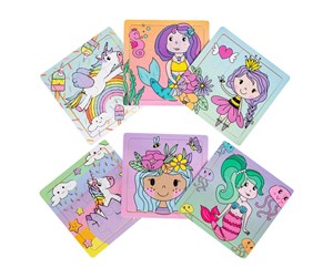 Treleker - LG-Imports Wooden Puzzle (Princess/Unicorn/Mermaid) (Assorted) - 8100