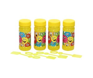 Utendørsleker - LG-Imports Bubble blowing smile face 4x50ml - 4907