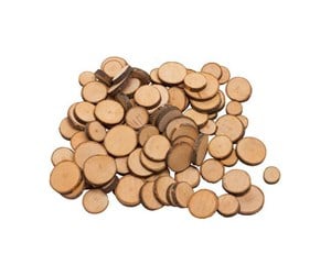 Arts & Crafts - Tilbehør - Goki Wooden Branch Discs Craft Material 100 pcs. - TT101