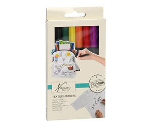 Hobbyartikler - Creative Craft Group Textile markers 8 pcs. - AR0106/GE