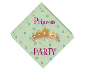 Leketøy - Haza Witbaard Napkins Princess Party 20 pcs. - 435360