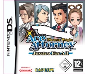 Spill - Phoenix Wright: Ace Attorney - Justice For All - Nintendo DS - Action/Adventure - 0013388320066