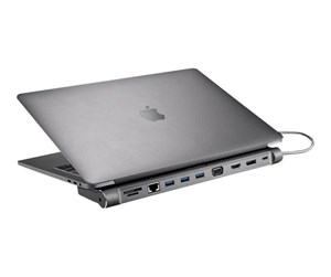 Dokkingstasjon - XtremeMac XWH-CDH-13 - docking station - USB-C - VGA HDMI DP - GigE - 216337