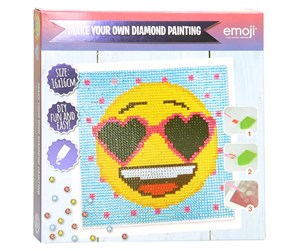 Arts & Crafts - Tilbehør - Sambro Emoji Diamond Painting - Glasses - CLR-4416