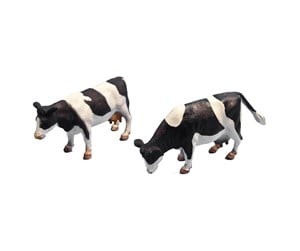 Leketøy - Kids Globe Cow Black/white Standing 1:32 2 pcs - 571873