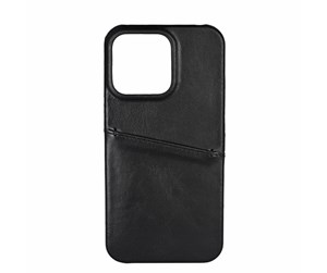 Mobil - Deksel og etui - Buffalo Phone Case Leather Black - iPhone 13 Pro - 590051