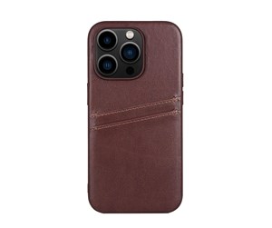 Mobil - Deksel og etui - Buffalo Phone Case PU Brown - iPhone 14 Pro - 590074