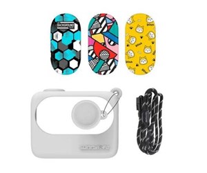 Kamera & Objektivtilbehør - Sunnylife Insta360 GO 3 sticker protection case (white) - IST-BHT595-W