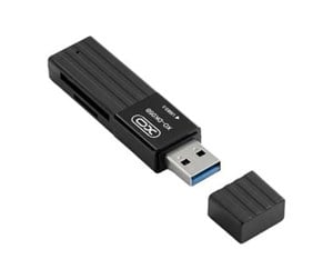 Minnepenn - XO USB 3.0 memory card reader 2W1 (black) - Minnepenn - 6920680830336