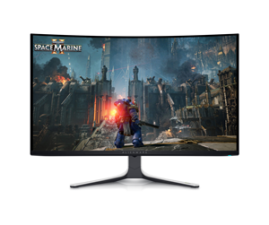 Skjerm - 32" Dell Alienware AW3225QF - 3840x2160 (4K/UHD) - 240Hz - QD-OLED - USB 3.2 HUB - Curved - GAME-AW3225QF