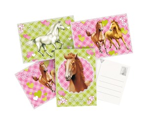 Leketøy - Haza Witbaard Invitation cards Horses. 6 pcs - 436425