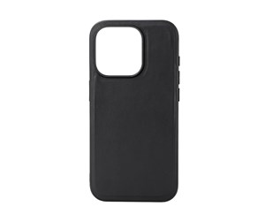 Mobil - Deksel og etui - Buffalo Phone Case Leather Magseries Black - iPhone 15 Pro - 590109