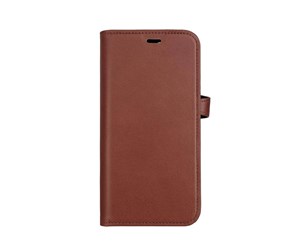 Mobil - Deksel og etui - Buffalo Wallet Case 2-in-1 3 Card MagSeries Brown - iPhone 15 - 590123