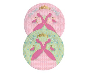 Leketøy - Haza Witbaard Princess Party plates 8pcs. - 435350