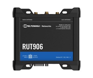 Ruter - Teltonika RUT906 - wireless router - WWAN - Wi-Fi - 3G 4G 2G - DIN rail mountable - Wireless router N Standard - 802.11n - RUT906000000