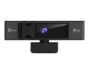 Webkamera - j5create USB 4K ULTRA HD Webcam (Includes Remote Control) - JVCU435-N