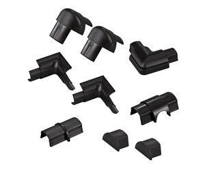 Kabelordner/Kabelstrømpe - D-LINE Accessory Kit 30x15 Black - RETAP3015B