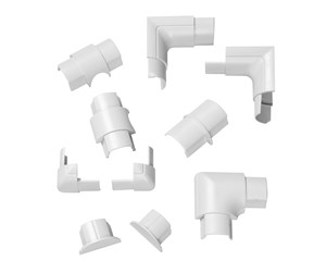 Kabelordner/Kabelstrømpe - D-LINE Accessory Kit 30x15 White - RETAP3015W