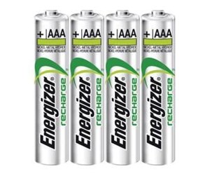 Batteri - Energizer Batteries AAA/LR03 Rechargeable Ni-Mh 500mAh 4-pack - 7638900424256