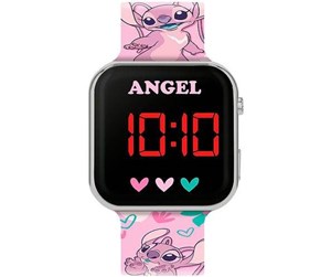 Reklameartikler - Peers Hardy - Disney: Lilo & Stitch Junior LED Watch Angel - Ur - 5018479133377