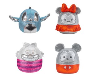 Dukker, Bamser & Utstyr - Squishmallows Little Plush (5"" D100 4-pc Box Set) (Mickey Stitch Cheshire Cat Minnie) - 0196566196490