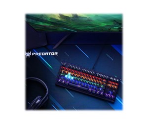 Tastatur - Acer Predator Aethon 301 TKL - Tastatur - Tysk - Svart - GP.KBD11.02B