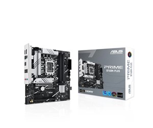 Hovedkort - ASUS PRIME B760M-PLUS Hovedkort - Intel B760 - Intel LGA1700 socket - DDR5 RAM - Micro-ATX - 90MB1GY0-M0EAY0