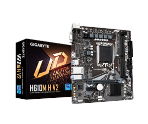 Hovedkort - GIGABYTE H610M H V2 Hovedkort - Intel H610 - Intel LGA1700 socket - DDR5 RAM - Micro-ATX - H610M H V2