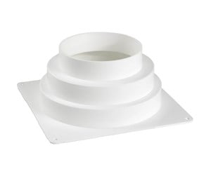 Ventilation - Fresh Transition piece 175x175/Ø102/130/150 mm - 500063