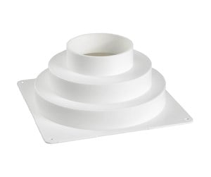 Ventilation - Fresh Transition piece 175x175/Ø82/125/160 mm - 500065