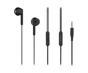 Hodetelefoner - Qoltec - earphones with mic - 50833