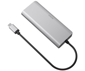 Dokkingstasjon - Deltaco USBC-HDMI24 - USB-C docking station 1x HDMI/RJ45/2x USB-A/SD space grey - USBC-HDMI24