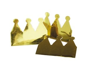 Leketøy - Haza Witbaard Crowns Gold Metallic 6 pcs. - 410237