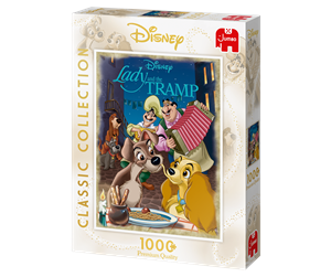 Puslespill - Disney Lady & The Tramp(1000) - 707-19486