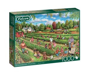 Puslespill - Falcon Strawberry Picking(1000) - 707-11340