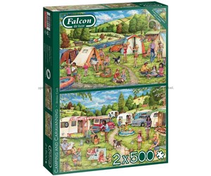 Puslespill - Falcon Camping and Caravanning(1000) - 707-11346