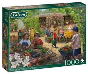 Puslespill - Falcon The Vegetable Garden(1000) - 707-11380