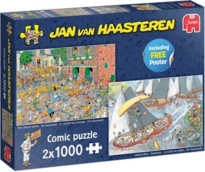 Puslespill - Jan van Haasteren Dutch Traditions(2x1000) - 707-1110100037