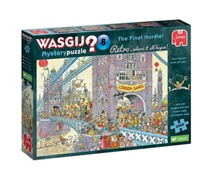 Puslespill - Wasgij Retro Mystery Puzzle 8 The Final Hurdle! (1000) - 707-1110100330