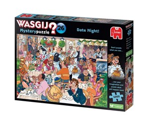 Puslespill - Wasgij Mystery Puzzle 26 Valentines Day! (1000) - 707-1110100331