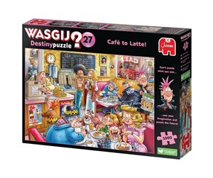 Puslespill - Wasgij Destiny Puzzle 27 Café to Latte! (1000) - 707-1110100332