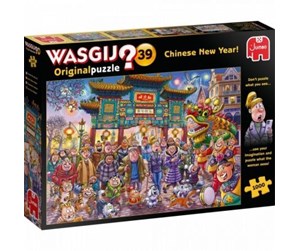 Puslespill - Wasgij Original Puzzle 39 Chinese New Year! 1000 pcs - 707-25011